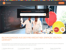 Tablet Screenshot of fwu-mediathek.de